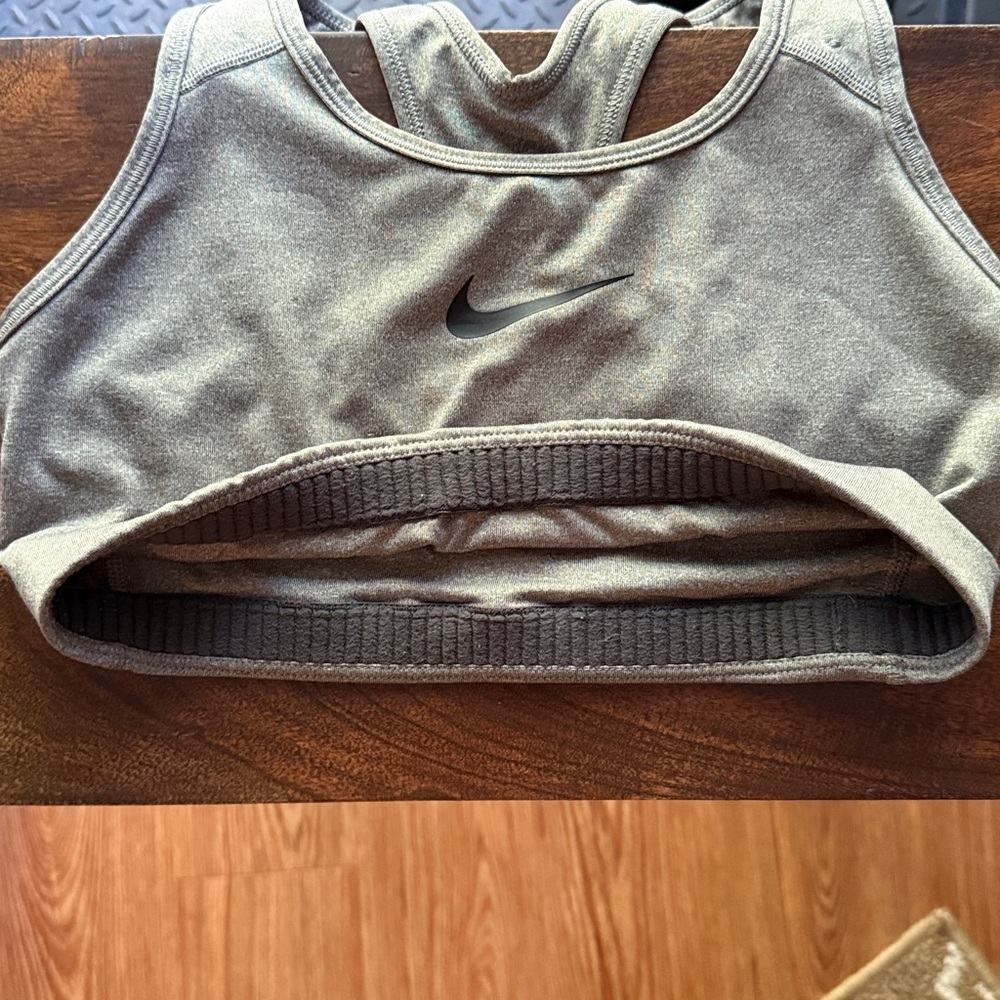 Nike Dri-Fit Gray Sports Bra - Picture 6 of 7